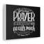 The Effective Prayer James 5:16 - Wrapped Canvas Print-1403099829