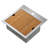 15*15'' RV Sink Kitchen Sink Bar Sink Stainless Steel Sink