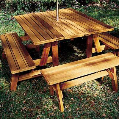 Callao Cedar Outdoor Bench, Cedar Stain