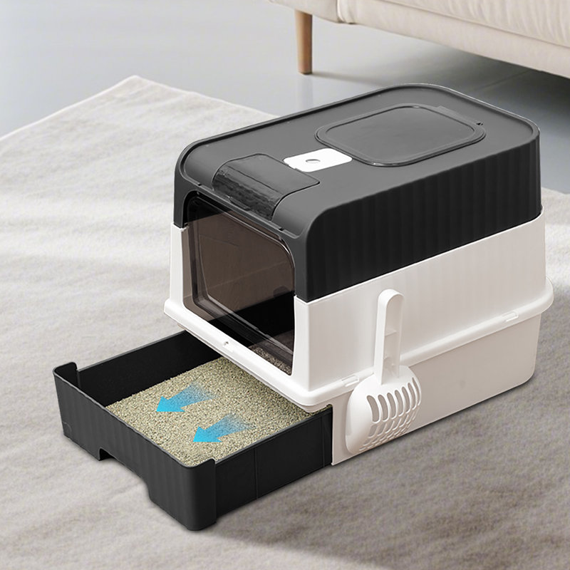 Litière pour chat Black Magic Cube Smart Auto, Noir