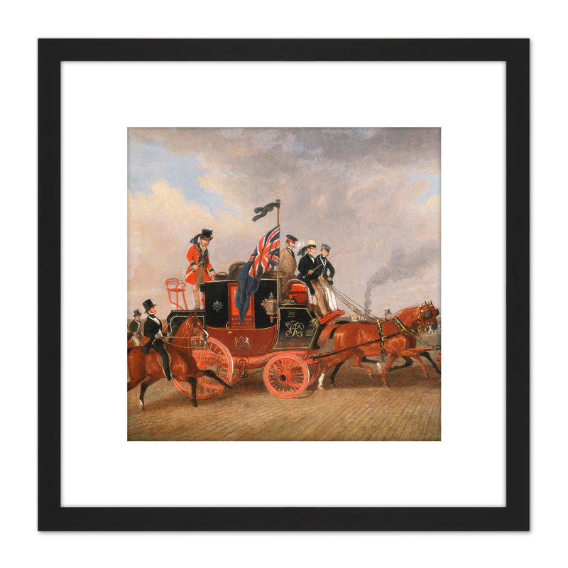 Pollard Last Mail Coaches Newcastle Tyne by James Pollard - Single Picture Frame Painting