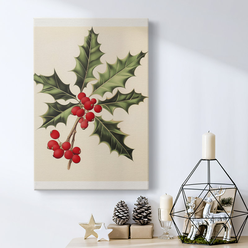Art des Fêtes de Noël - Toile tendue avec châssis - Série 2-CCXLIV, H 18 po x l 12 po