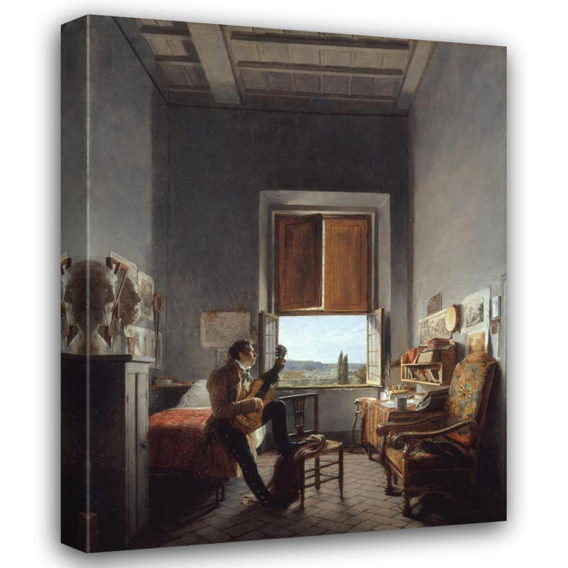 "Léon Pallière" par Jean Alaux - Toile tendue avec châssis
