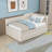 Upholstered Daybed with Three Drawers and Trundle-803584502-803584507