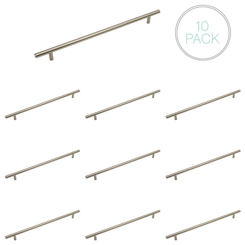 12 9/16" Center Bar Pull Multipack, Brushed Satin Nickel