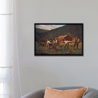 « snap the fouet » par winslow homer, reproduction d’art sur toile
