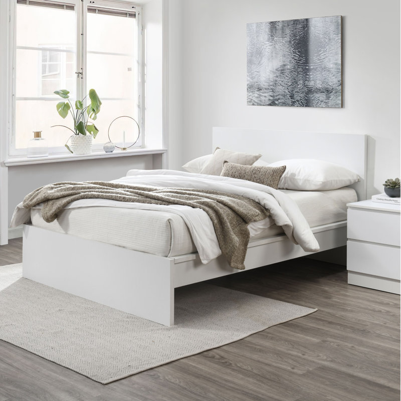 Marqita Panel Bed, Kingsize (5'), White