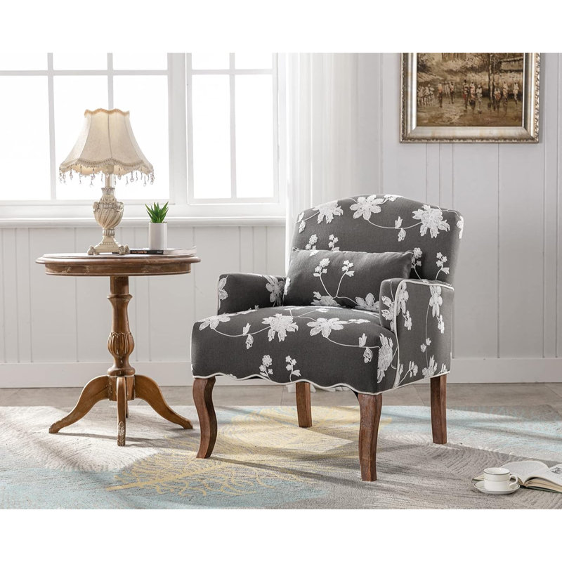 Ariew Upholstered Armchair, Grey