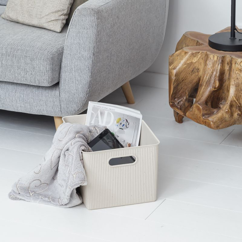 Ribbed Storage Bin