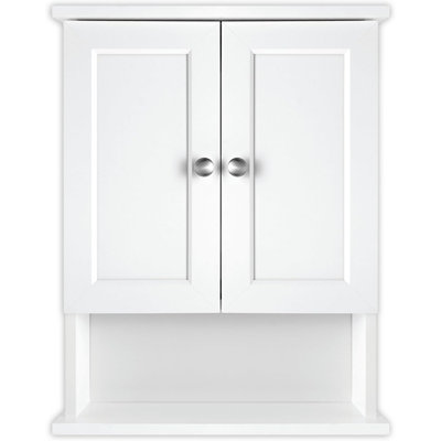 Armoire à pharmacie 2 portes blanche