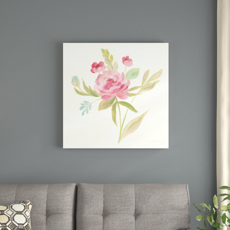 Petals And Blossoms V by Silvia Vassileva - No Frame Painting on Canvas, 76cm H x 76cm W