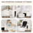 Barrel Accent Chair With Storage Ottoman-2078373449