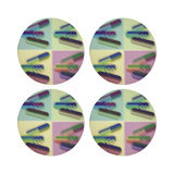 Ode to Hurst Psychedelic Pebble 16" Vinyl Placemat