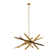 Mercer41 12-Light Brass Sputnik Chandelier With Adjustable Arms | Wayfair