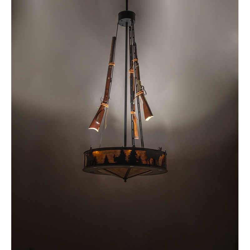 36" Wide Roosevelt Inverted Pendant
