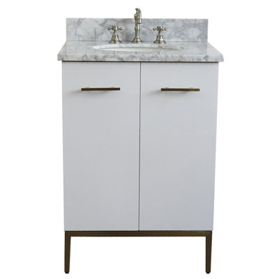 Ensemble de meuble-lavabo simple 25 po 25