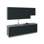 WALLKITCHENS FK-CONT - Cuisine complète moderne en panneau de fibres à densité moyenne l 114 po x P 24 po x H 101 