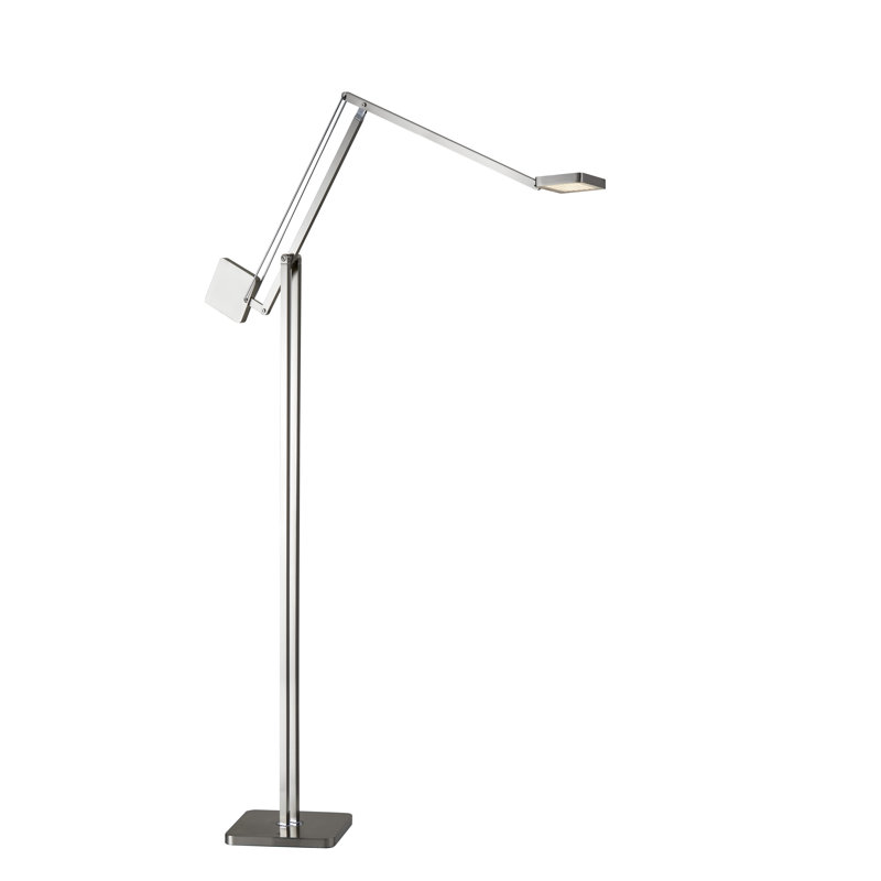 Cooper 69'' LED Task Floor Lamp, Brushed Steel