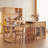 Modern and Simple Solid Wood Dining Table