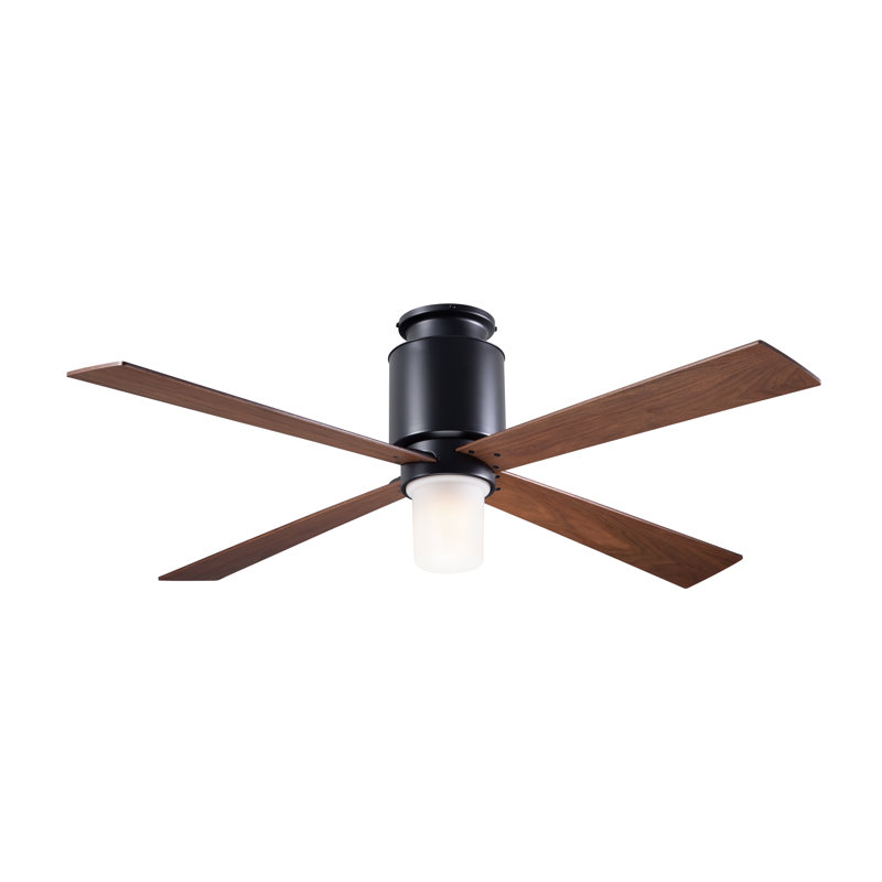 Lapa 50'' Ceiling Fan with Light Kit, Fan Speed and Light Control (2-wire), Mahogany, Dark Bronze
