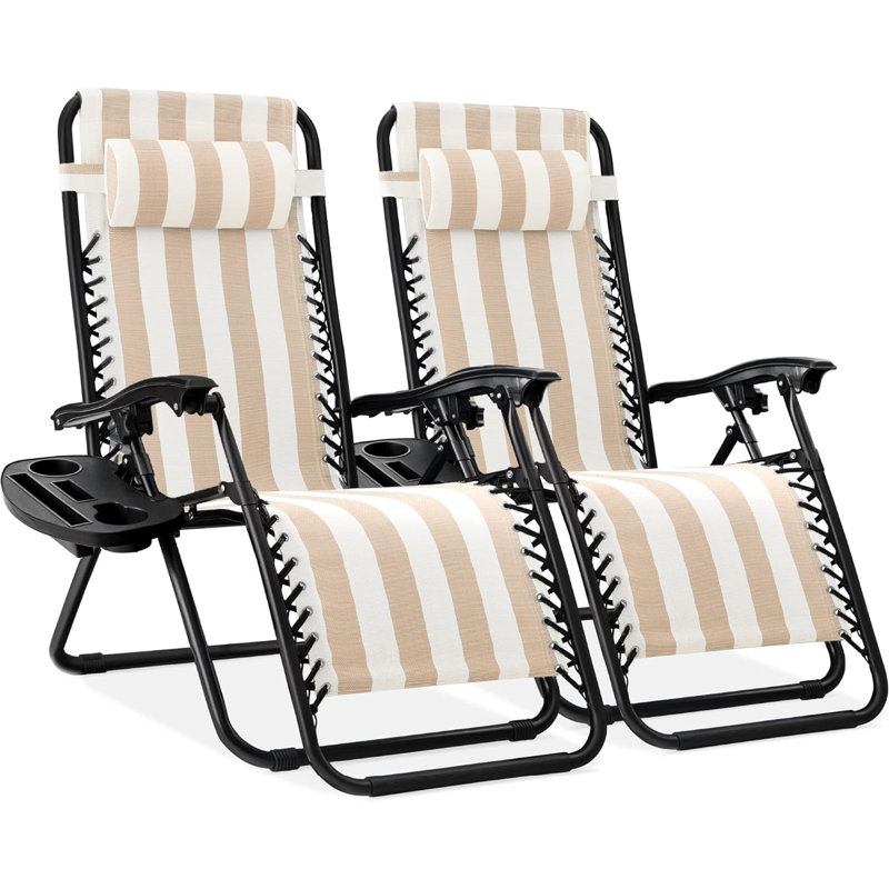Folding Zero Gravity Chair, Tan