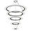 Arctic Rings 5 - Light LED Chandelier