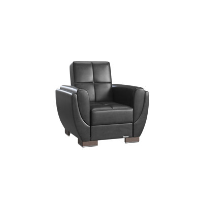 Primenest Skyhaven Collection Upholstered Convertible Armchair With Storage