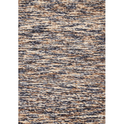 Dana Handmade Brown Blue Cream Wool Rug
