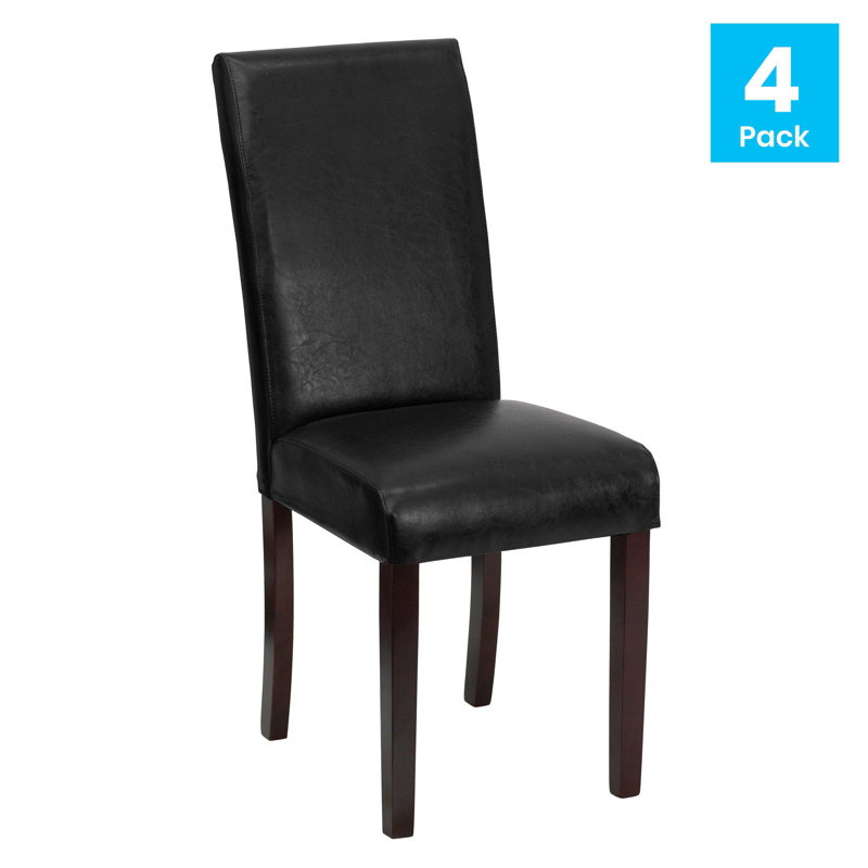 Culver Parsons Chairs with Solid Hardwood Frame Construction, 4