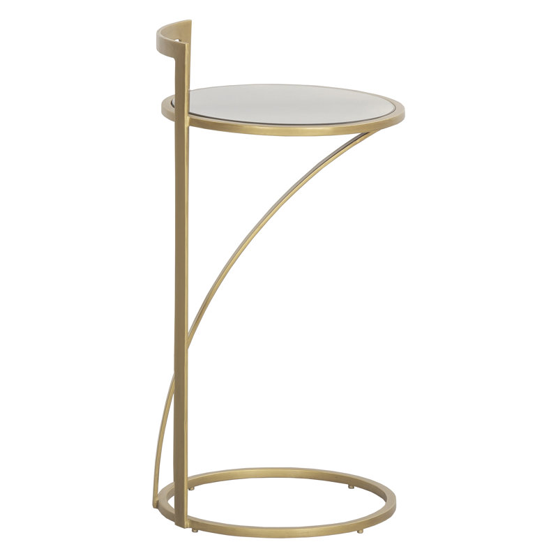 Sundries Glass Frame End Table