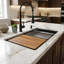 Nantucket Sinks 30 Inch  Dualmount Granite Composite Prep-Station with Side Set Drain-598403398