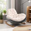 Chaise berçante rembourrée Kimbro-1649525836
