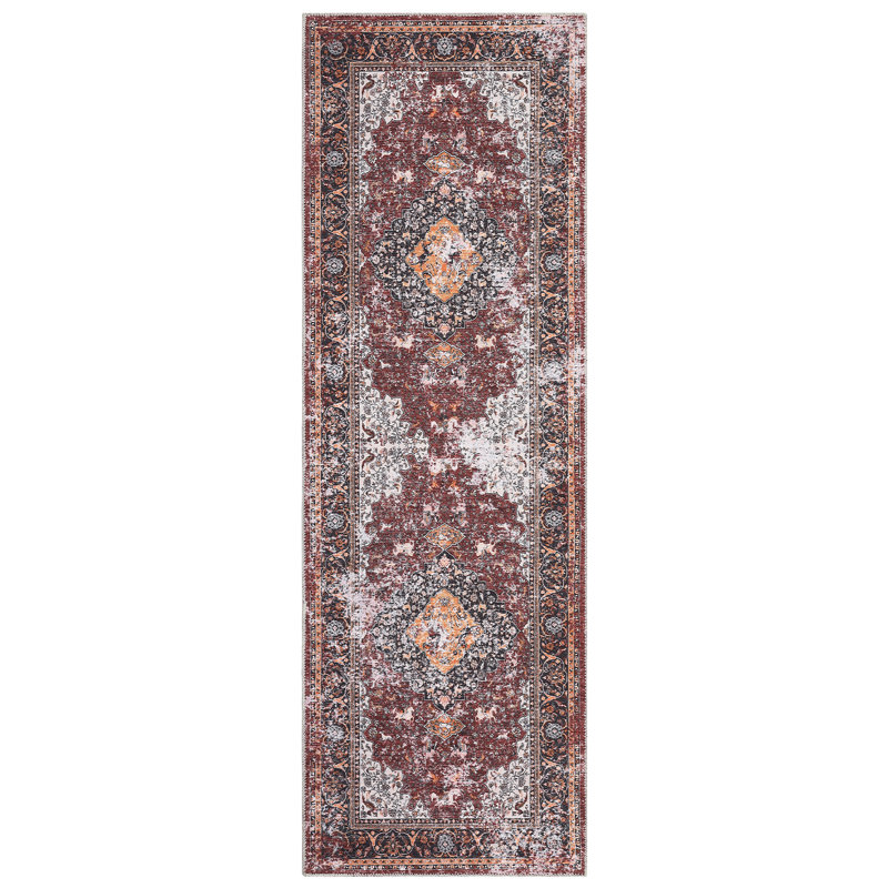 Tapis Clervius avec envers antidérapant, Tapis de couloir 2 pi x 6 pi