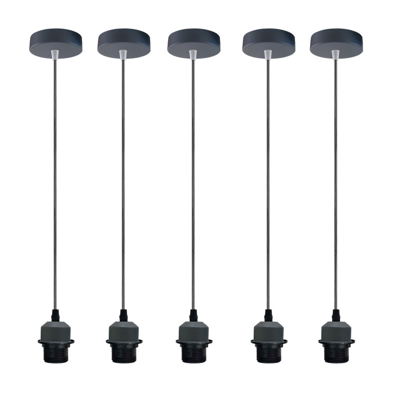 Bismarck 5 - Light Single Pendant, No, Grey