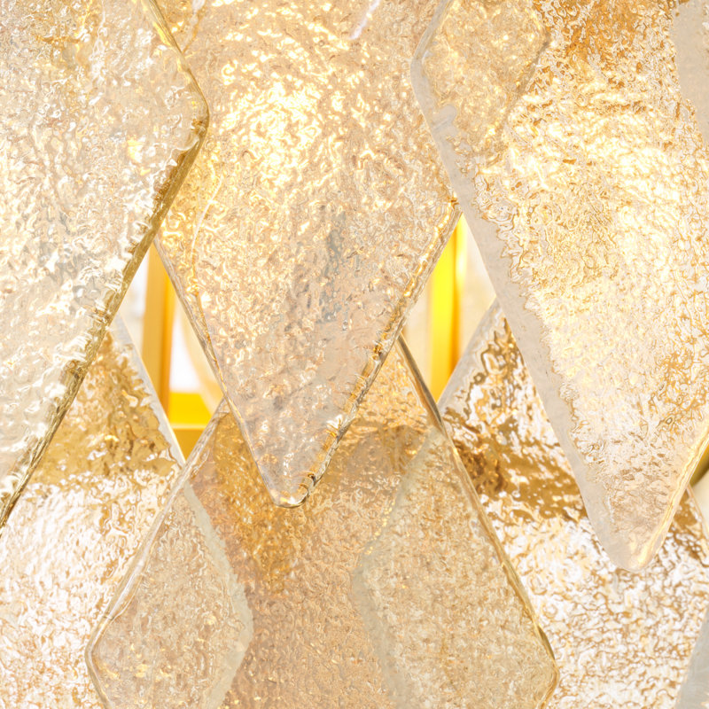 Chandelier Rhombus Antique Brass Finish