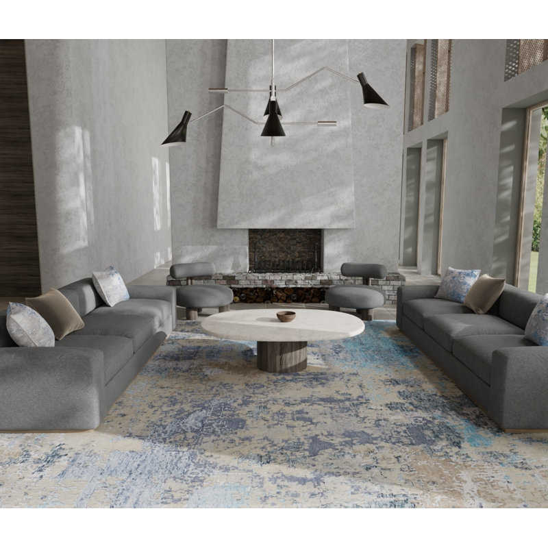 Tapis brun clair Tenyia, Rectangle 3' x 5'