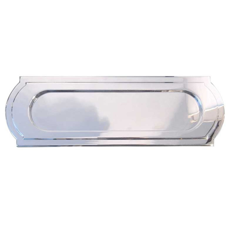 Sloane Brass Mail Slot, Polished Chrome