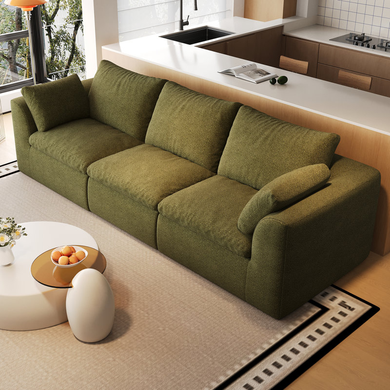 Upholstered 39.4 " Linen Sectional