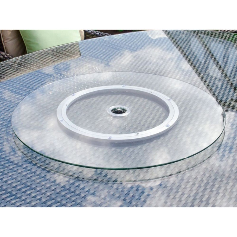 Patio Glass Lazy Susan, 0.5'' H x 28'' W x 28'' L