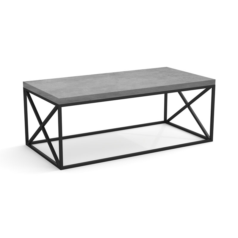 Chesnut Single Coffee Table, Cement Look/Gray