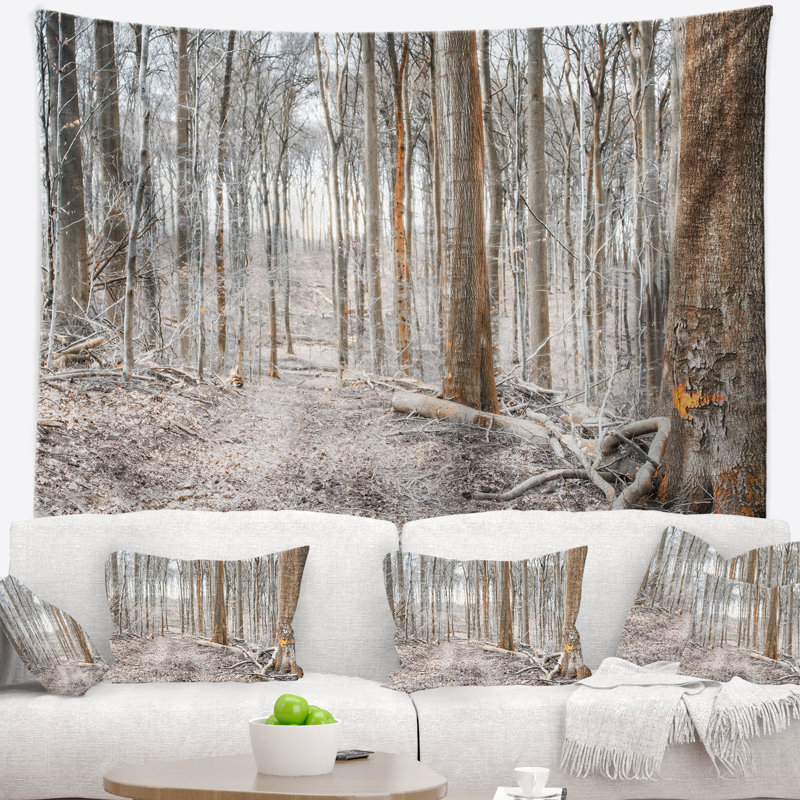 Tapisserie «Dense Forest in the Winter», H 50 po x l 60 po