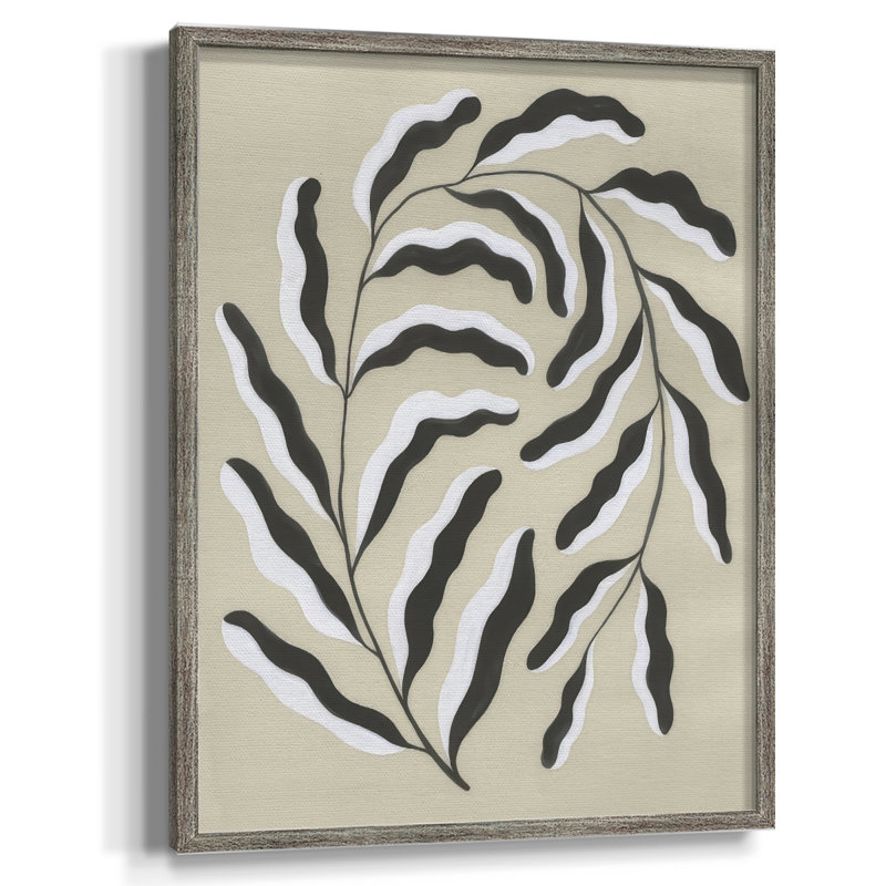 Emerging Weeds I Framed Print - Solid Wood, 30" H x 24" W
