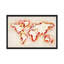 «Map of The World Paint Splash II» par Michael Tompsett, reproduction d'art sur toile-577367752-648306497-577367755