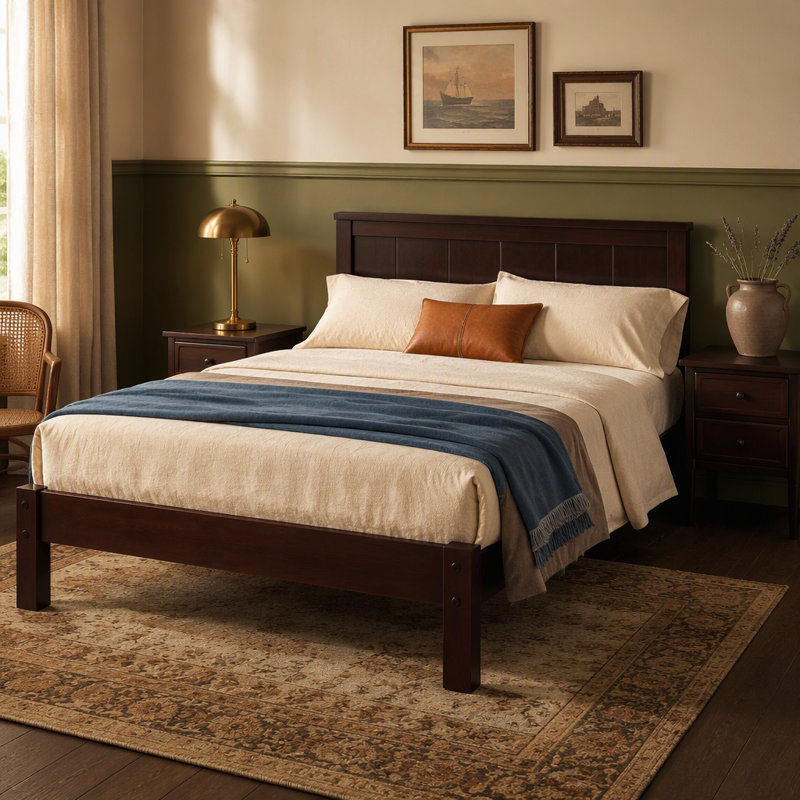 Platform Bed Frame with Headboard