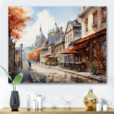 Quebec City French Beauty II On Canvas Print