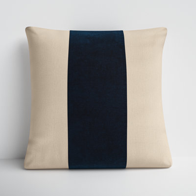 Kat Striped Cotton Throw Pillow