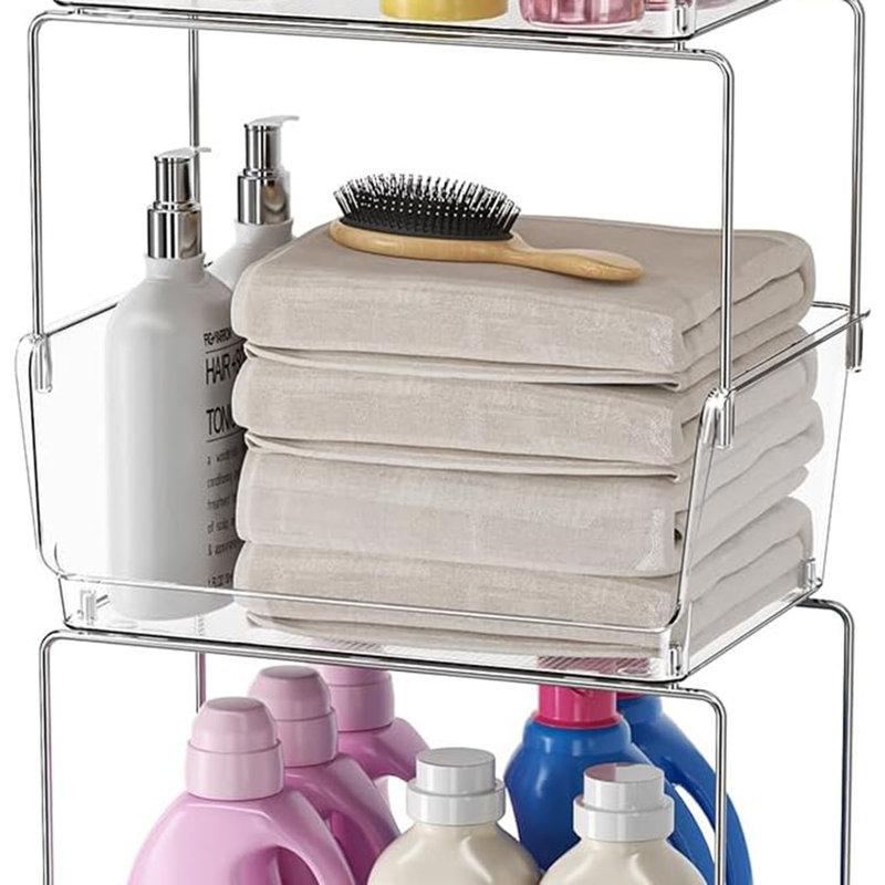 Organizer With Lockable Caster Wheels, Utility Organization For