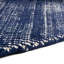 Tapis uni / rayé couleur bleu-ivoire Liabah-1405033554