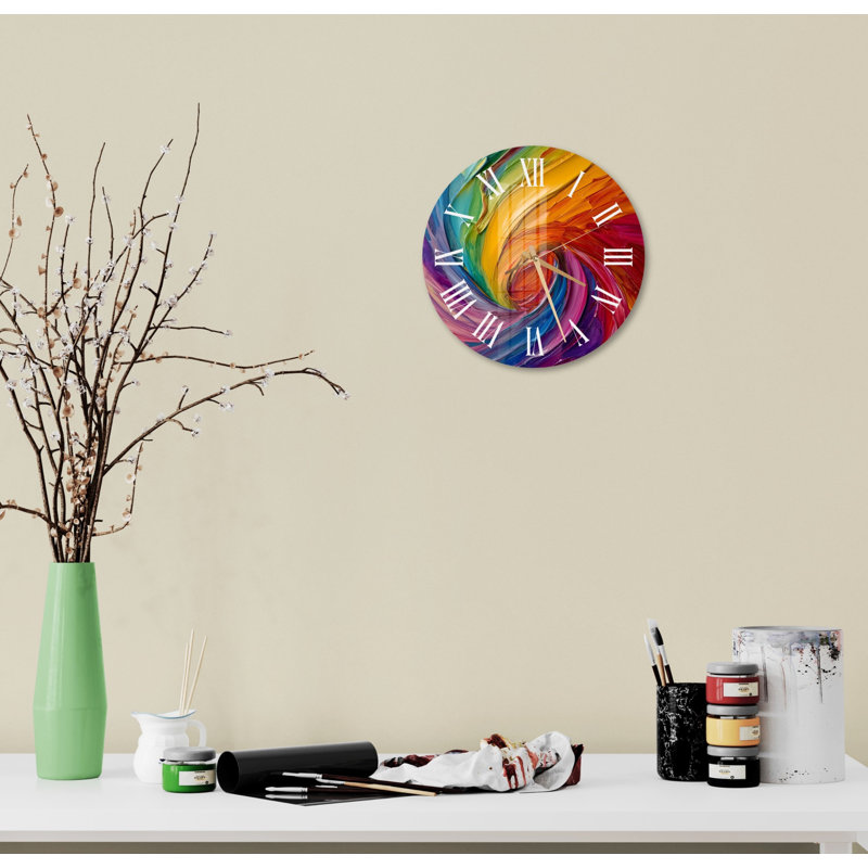 Horloge murale Hilinai, R-Blanc