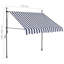 Dakota Fields Fabric Cover Retractable Patio Awning-1554413783